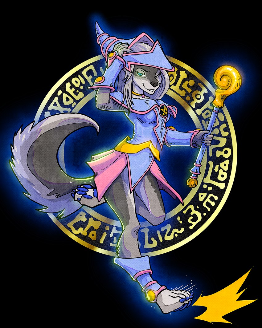 dark magician girl (yu-gi-oh!) created by ashpond