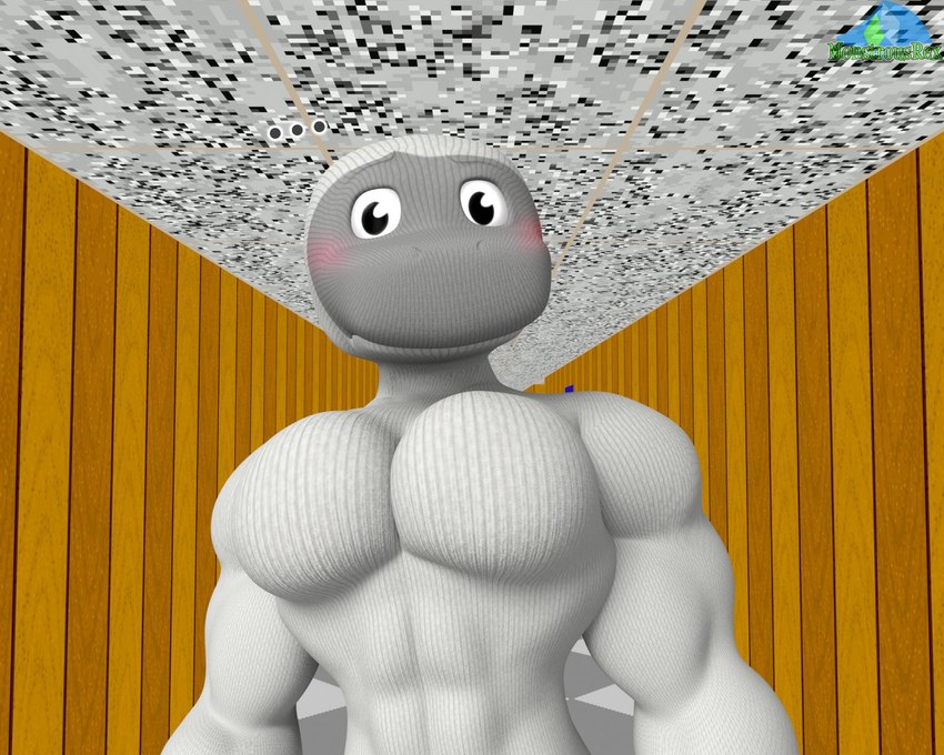 anthro big_pecs blush bone ceiling eyebrows frown grey_body looking_at_viewer looking_confused male muscular muscular_anthro muscular_male pecs raised_eyebrow school skeleton solo wall_(structure) white_body wood wood_wall albalbalb baldi's_basics_in_education_and_learning arts_and_crafters_(baldi's_basics) animated_skeleton undead 2024 3d_(artwork) digital_media_(artwork) hi_res watermark