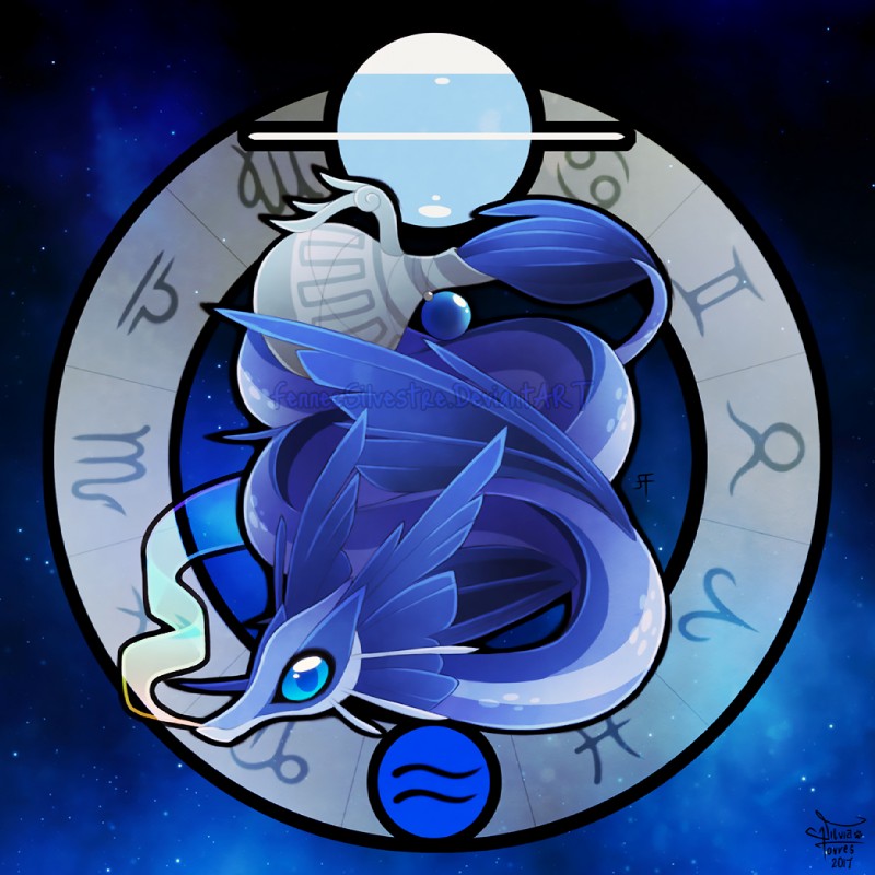 aquarius (western zodiac and etc) created by fennecsilvestre