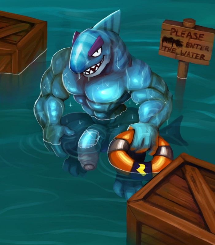 snacker the shark (banjo-kazooie and etc) created by daftpatriot