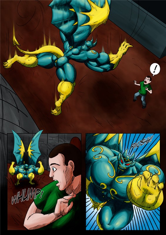 anus big_muscles bulge butt duo huge_muscles hyper hyper_muscles male muscular muscular_male nipples pecs dragmon league_of_legends riot_games tencent galio_(lol) gargoyle 2017 comic hi_res