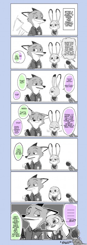 judy hopps and nick wilde (zootopia and etc) created by meno and third-party edit