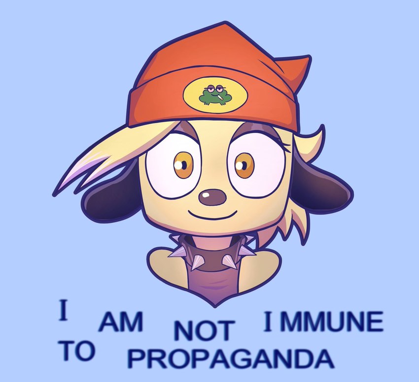 parappa and parappa the trappa (you are not immune to propaganda and etc) created by yael gilbert