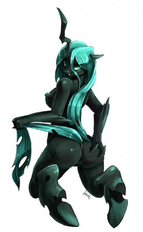 queen chrysalis (friendship is magic and etc) created by audrarius