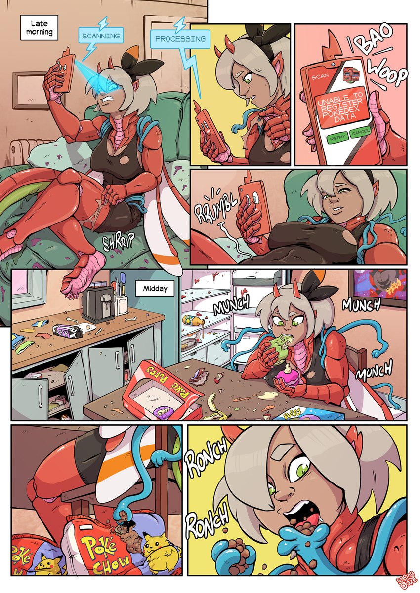 bea and rotom phone (one piece and etc) created by seepingooze