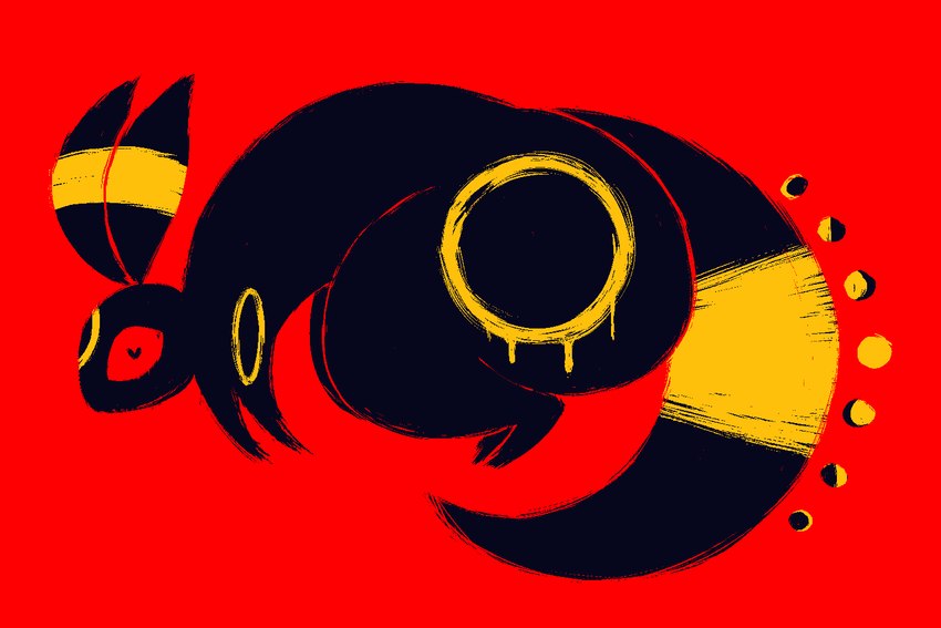 ambiguous_gender big_butt big_tail bottom_heavy butt feral heart_eyes heart_symbol looking_at_viewer lunar_cycle moon red_eyes solo tail zlut385 nintendo pokemon eeveelution generation_2_pokemon generation_3_pokemon pokemon_(species) umbreon 3:2 colored digital_drawing_(artwork) digital_media_(artwork)