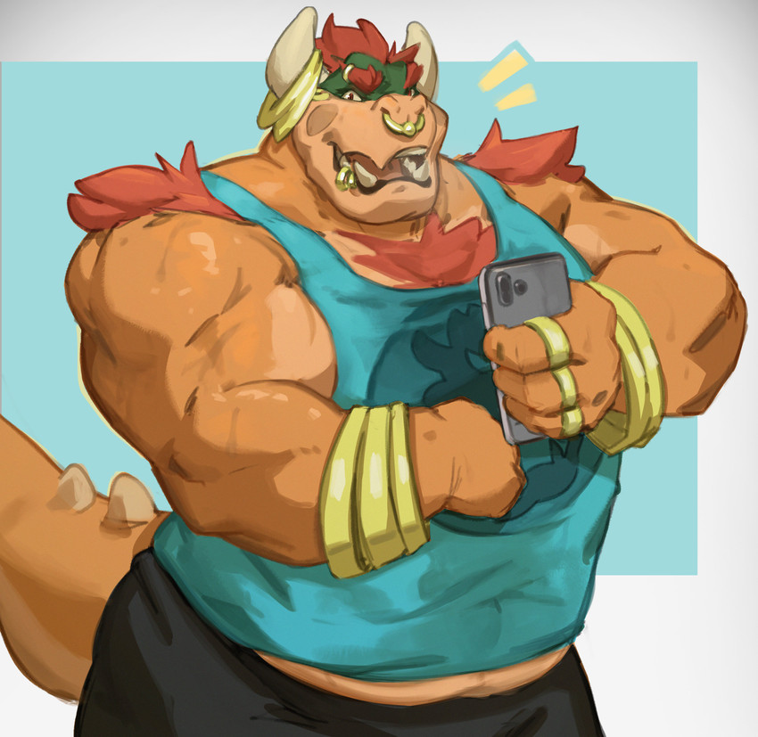 bowser (mario bros and etc) created by vincethetiger