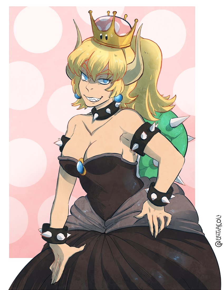 bowser (bowsette meme and etc) created by eritiacoli