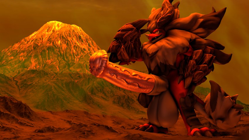 3_toes animal_genitalia animal_penis anthro balls big_balls big_penis biped claws equine_genitalia equine_penis erection facial_horn feet flared_penis genitals horn huge_balls huge_penis hyper hyper_balls hyper_genitalia hyper_penis male male_anthro mane nose_horn nude nude_anthro nude_male open_mouth outside penis solo standing tail toes vein veiny_penis volcano yellow_eyes aceydrgn akkoarcade_(modeler) palworld pocketpair blazamut pal_(species) scalie 16:9 2024 3d_(artwork) digital_media_(artwork) hi_res source_filmmaker_(artwork) widescreen
