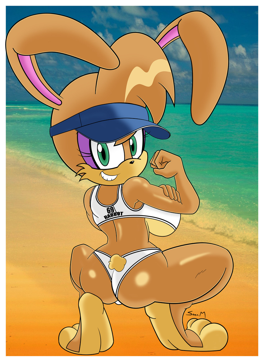 bunnie rabbot (sonic the hedgehog (archie) and etc) created by mobian monster