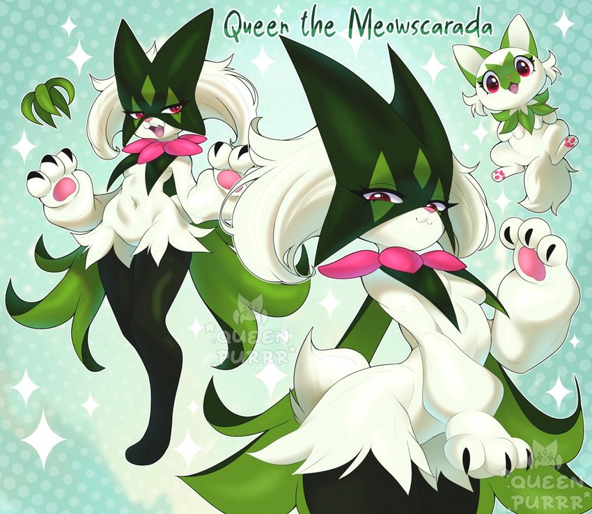 queen the meowscarada (nintendo and etc) created by purrynx and queenpurr