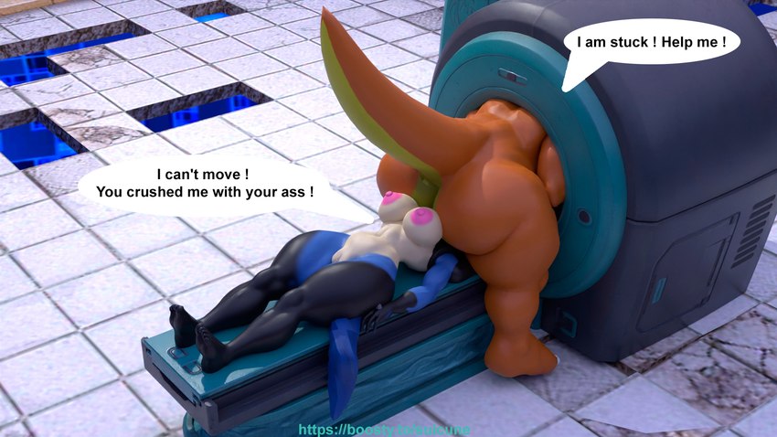 anthro big_breasts big_butt breasts butt facesitting female male male/female sitting_on_another stuck text wide_hips mri suicune_queen_(artist) nintendo pokemon charizard generation_1_pokemon generation_4_pokemon lucario pokemon_(species) 16:9 3d_(artwork) digital_media_(artwork) english_text hi_res widescreen