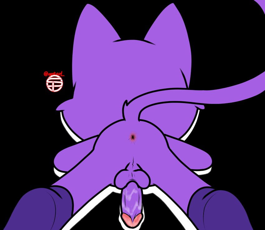 anus ass_up balls butt genitals male penis penis_backwards purple_body purple_ears purple_tail solo tail opstah mob_entertainment poppy_playtime smiling_critters catnap_(poppy_playtime) domestic_cat felid feline felis mammal hi_res