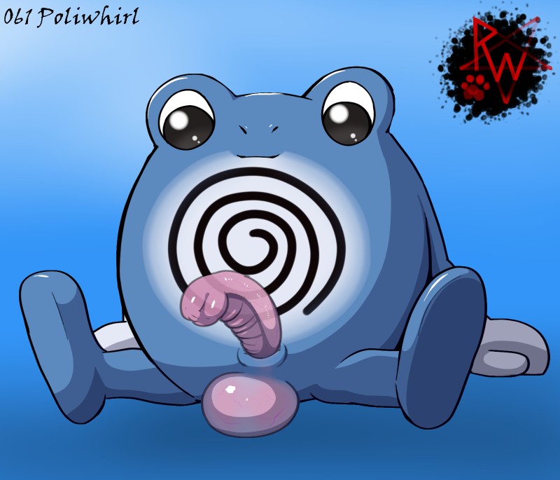 animal_genitalia balls erection genitals male penis pink_balls pink_penis simple_background solo translucent translucent_penis rapistwerewolf nintendo pokemon amphibian generation_1_pokemon pokemon_(species) poliwhirl 2020 digital_media_(artwork) hi_res