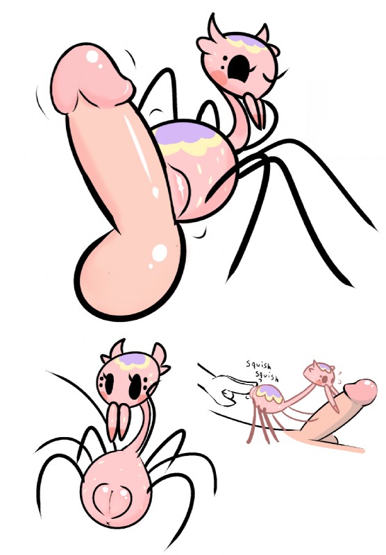 anus arthropod_abdomen arthropod_abdomen_fingering arthropod_abdomen_genitalia arthropod_abdomen_pussy balls bestiality blush bodily_fluids chelicerae disembodied_hand disembodied_penis duo erection eyelashes faceless_character faceless_male female female_on_human feral fingering genitals human_on_feral humanoid_genitalia humanoid_penis interspecies it'll_never_fit jackknife_chelicerae larger_male looking_back male male/female male_on_feral motion_lines one_eye_closed penis presenting presenting_pussy pussy pussyjob sex simple_background size_difference smaller_female solo_focus sweat text vaginal vaginal_fingering white_background wink mark_m arachnid araneomorph arthropod assassin_spider human mammal spider english_text hi_res sequence