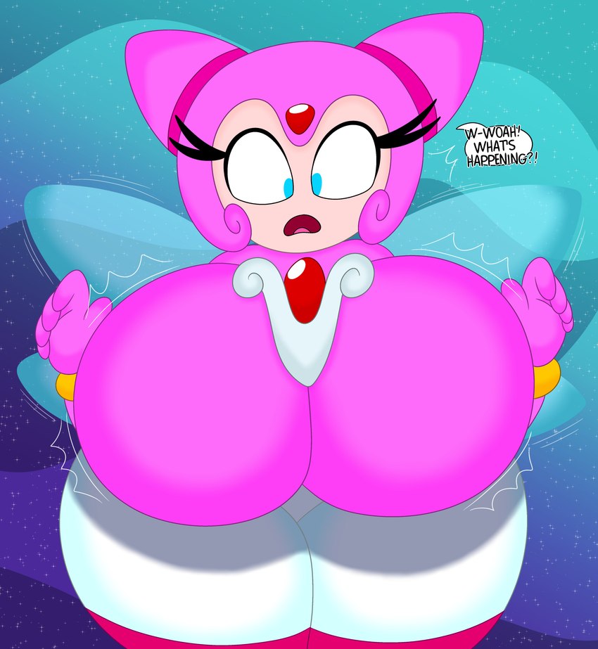 big_breasts blue_eyes bouncing_breasts breast_expansion breast_growth breast_jiggle breasts clothing cosmic_background curvy_figure dialogue dress expansion eyelashes female fingers flying growth hair huge_breasts hyper hyper_breasts jiggling looking_at_viewer motion_lines not_furry open_mouth outline pink_clothing pink_dress pink_hair simple_background solo space space_background speech_bubble talking_to_viewer tan_body tan_skin text thick_thighs tongue wide_hips wings 3barts sega sonic_shuffle sonic_the_hedgehog_(series) lumina_flowlight fairy humanoid 2022 absurd_res digital_media_(artwork) english_text hi_res