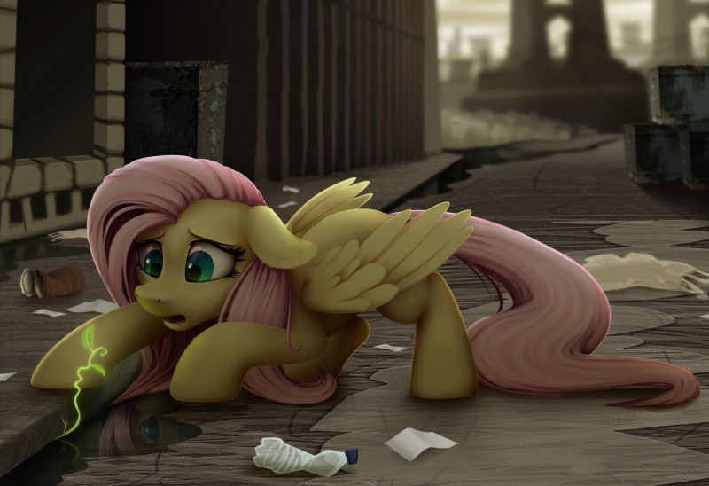 fluttershy (friendship is magic and etc) created by wingedwolf94