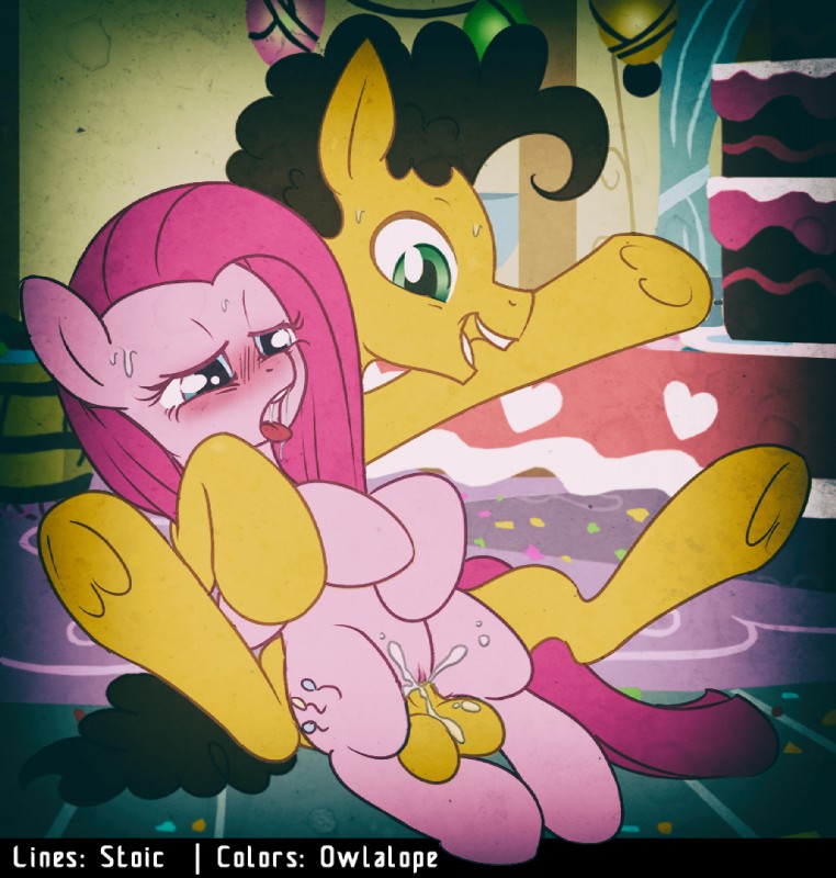 cheese sandwich and pinkie pie (friendship is magic and etc) created by owlalope and stoic5