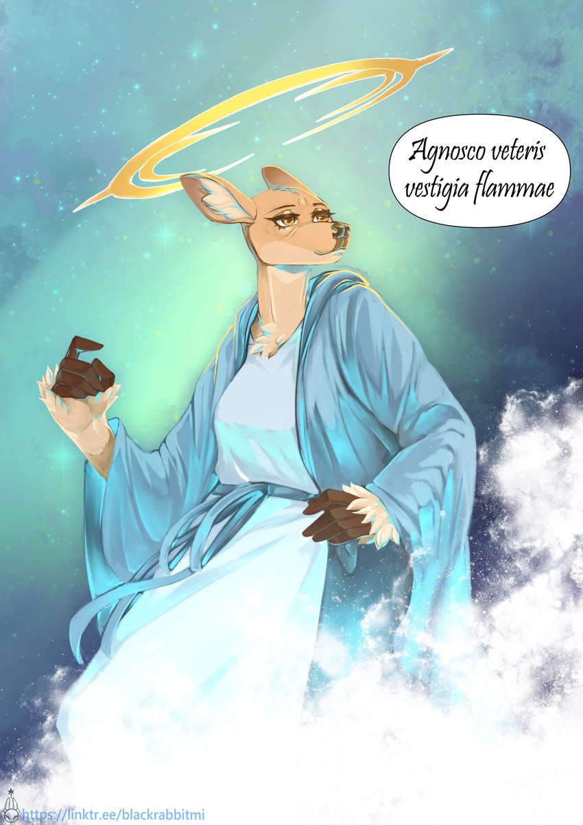 afterlife anthro arm_tuft border breasts clothing dialogue elderly elderly_female female fingers fur fur_tuft glistening glistening_eyes glowing glowing_eyes halo hooved_fingers hooves limbo mature_female medieval medieval_clothing melancholic pose priest priest_robes smile smoke solo speech_bubble text thoughts tuft vestal white_border wrist_tuft blackrabbitmi tales_from_valmeridia princess_rosaspina deer mammal absurd_res comic full-length_portrait hi_res latin_text portrait story story_in_description translated url