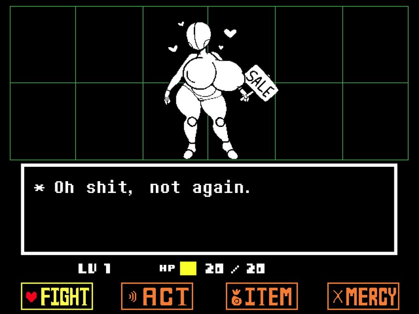 big_breasts breasts doll faceless featureless_crotch featureless_face female heart_symbol holding_object holding_sign huge_breasts mannequin nipples not_furry nude sign solo text text_box thick_thighs wide_hips somescrub undertale undertale_(series) animate_inanimate humanoid inanimate_object living_doll 4:3 english_text hi_res