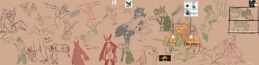 barnaby, glenn, grace mustang, scp-1471-a, scp-1471, and etc (pirates of the caribbean and etc) created by dunewulff