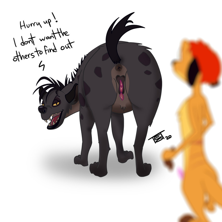 shenzi and timon (the lion king and etc) created by teot