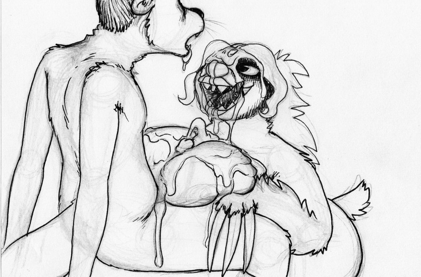 anthro bodily_fluids breast_play breasts claws cum cum_in_mouth cum_inside cum_on_breasts cum_on_face duo ejaculation female genital_fluids genitals hair humanoid_genitalia humanoid_penis long_hair long_tail male male/female orgasm penis saliva saliva_on_tongue sex short_hair short_tail slightly_chubby slightly_chubby_female tail teeth teeth_showing titfuck tongue tongue_out lazzzy_drawings vicky_(lazzzy_drawings) mammal mustelid otter pilosan sloth xenarthran 2020 hi_res monochrome sketch