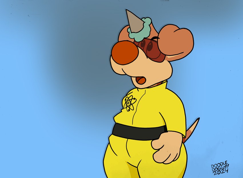 anthro atom belt clothing dessert eyewear food goggles ice_cream ice_cream_cone jumpsuit lithium_atom looking_up male music simple_background simple_coloring solo suit toony yellow_clothing yellow_suit doodledoggy dare_to_be_stupid doodle_(doodledoggy) weird_al_yankovic beagle canid canine canis domestic_dog goo_creature hunting_dog mammal scent_hound toonkind clip_studio_paint_(artwork) digital_media_(artwork) hi_res shaded simple_shading