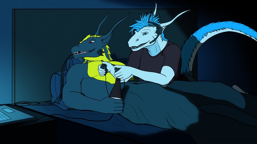 anthro bedroom belly duo endoscope endosoma female gaming male male_pred object_vore safe_vore tail vore rebeldragon101 mythology snapchat christa_(rebeldragon101) ernesto_(rebeldragon101) dragon mythological_creature mythological_scalie scalie carnivore 16:9 digital_media_(artwork) hi_res widescreen