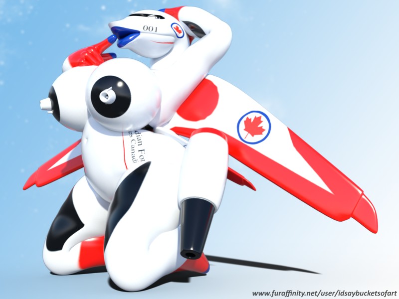 aircraft airplane big_breasts breasts canada canadian female machine maple_leaf nipples non-mammal_nipples not_furry seductive solo text thick_thighs vehicle idsaybucketsofart canada-001 aircraft_humanoid living_aircraft living_machine living_vehicle robot 3d_(artwork) 4:3 digital_media_(artwork) url