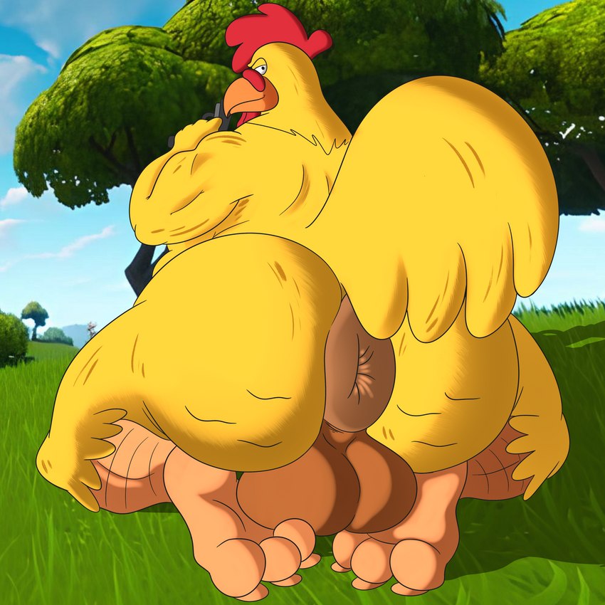 ernie the giant chicken (epic games and etc) created by possbooty