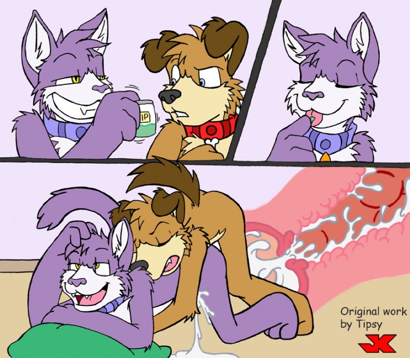 grape jelly and peanut butter (tipsy (comic) and etc) created by jk