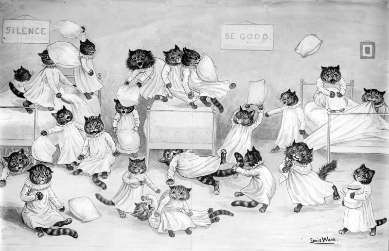 public domain and etc created by louis wain