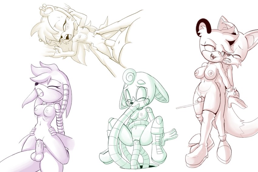 2_tails anthro arm_tuft bodily_fluids bouncing_breasts breasts cheek_tuft chest_tuft crotch_tuft cum cybernetics dominant dominant_female double_penetration duo faceless_character faceless_male facial_tuft female female_on_top from_front_position genital_fluids genitals inner_ear_fluff lying machine male male/female missionary_position multi_tail nipples nude on_back on_bottom on_top penetration penis pussy pussy_juice_on_penis reverse_cowgirl_position sex shoulder_tuft size_difference tail tentacles thigh_sex tuft vaginal vaginal_fluids fourssss archie_comics sega sonic_the_hedgehog_(archie) sonic_the_hedgehog_(comics) sonic_the_hedgehog_(series) barby_koala cassia_the_pronghorn julie-su miles_prower mina_mongoose canid canine cyborg echidna fox herpestid koala mammal marsupial mongoose monotreme pronghorn vombatiform 2023 3:2 hi_res