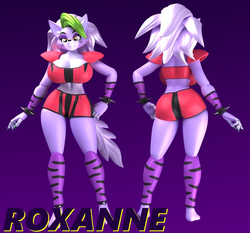 roxanne wolf (five nights at freddy's: security breach and etc) created by argos90