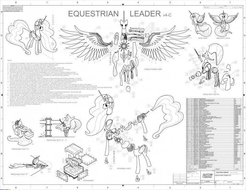 anatomy conceptual_model_sheet cross_section duo feathered_wings feathers female feral fur hair horn how-to instructions internal multiple_poses pose schematic side_view text turnaround wings billneigh friendship_is_magic hasbro my_little_pony mythology princess_celestia_(mlp) princess_luna_(mlp) equid equine horse mammal mythological_creature mythological_equine pony unicorn winged_unicorn absurd_res biological_illustration black_and_white english_text exploded-view_drawing hi_res model_sheet monochrome multiple_images technical_illustration zoological_illustration