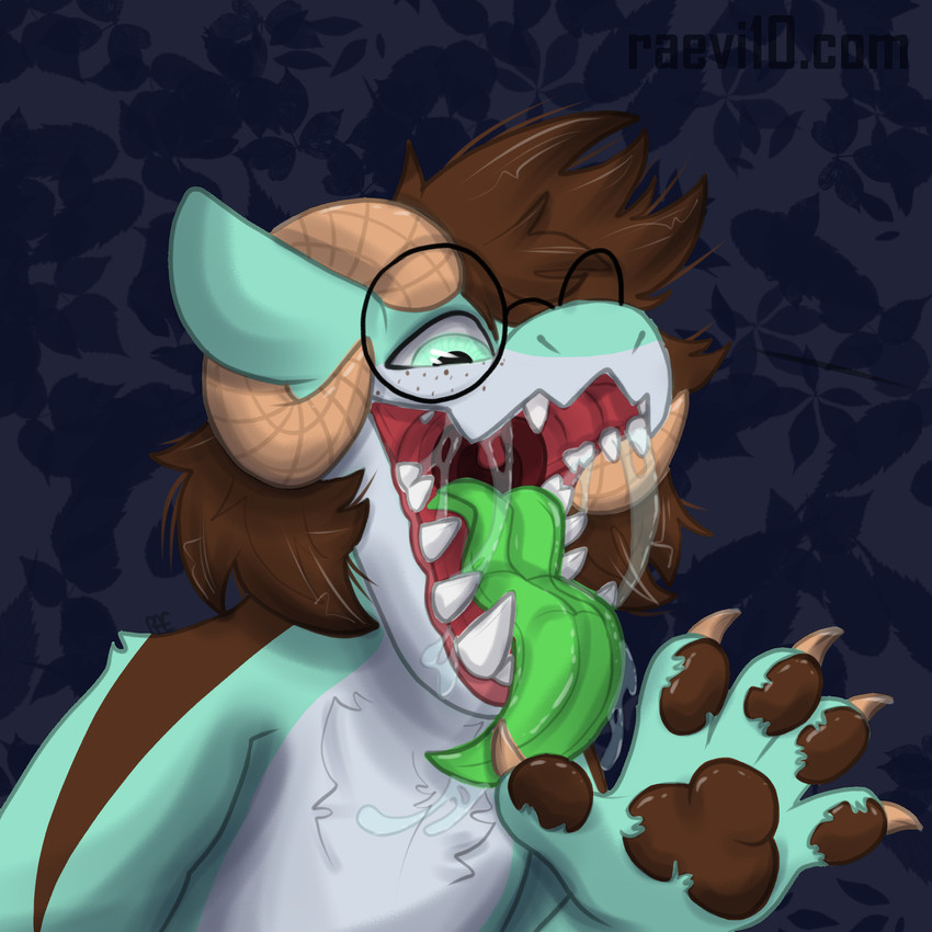 bared_teeth bodily_fluids drooling drooling_tongue freckles hungry male mawplay mouth_play mouth_shot open_mouth reaching reaching_out reaching_towards_viewer saliva saliva_string teeth_showing tongue tongue_out uvula raevi10 kobold lizard reptile scalie 1:1 hi_res