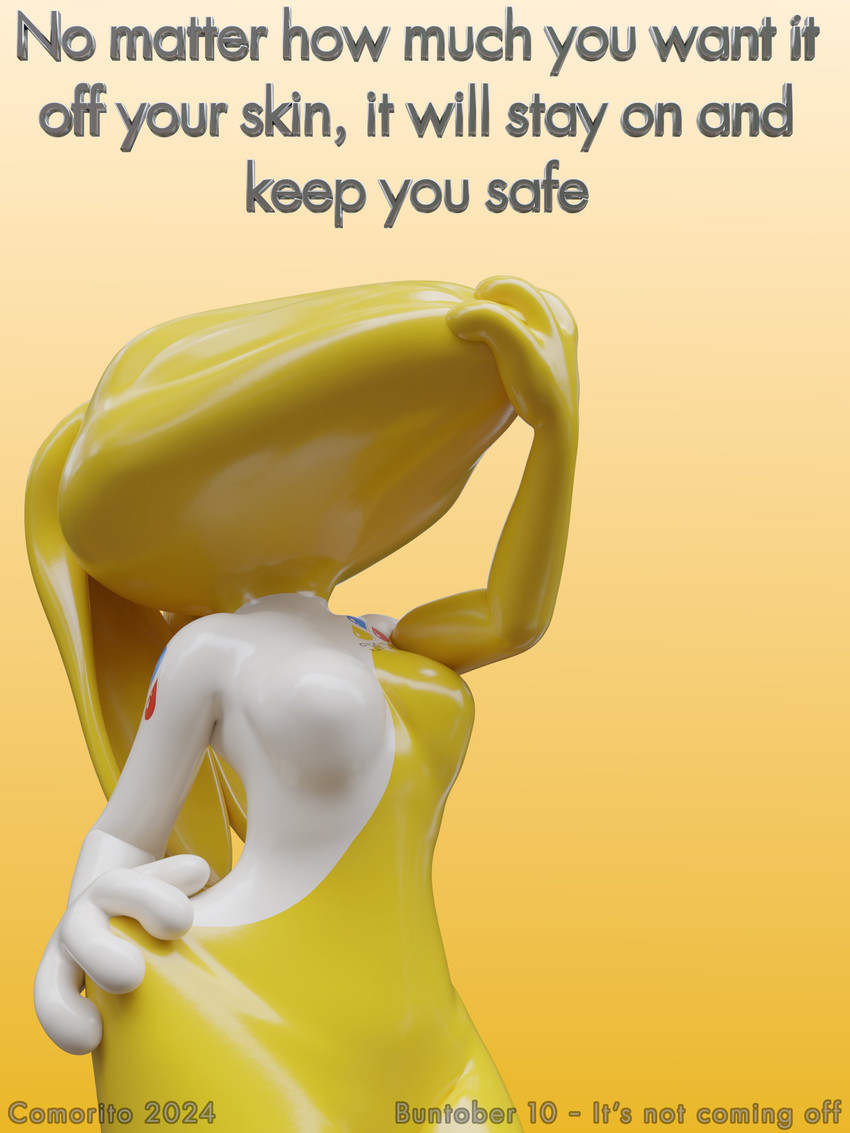 anthro asphyxiation clothing female latex latex_clothing latex_skinsuit mask_off null permanent skinsuit solo spacesuit struggling text tight_clothing comorito disney zootopia judy_hopps european_rabbit lagomorph leporid mammal oryctolagus rabbit 3:4 3d_(artwork) absurd_res digital_media_(artwork) english_text hi_res