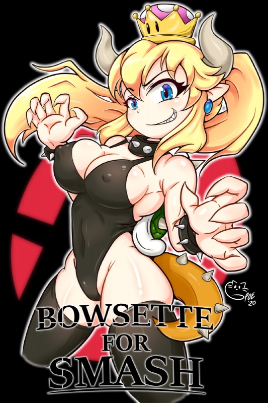 bowser (bowsette meme and etc) created by poethewondercat