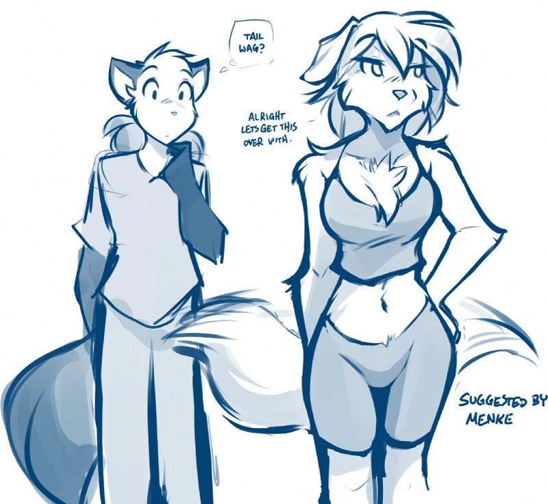 evals and mike (twokinds) created by tom fischbach
