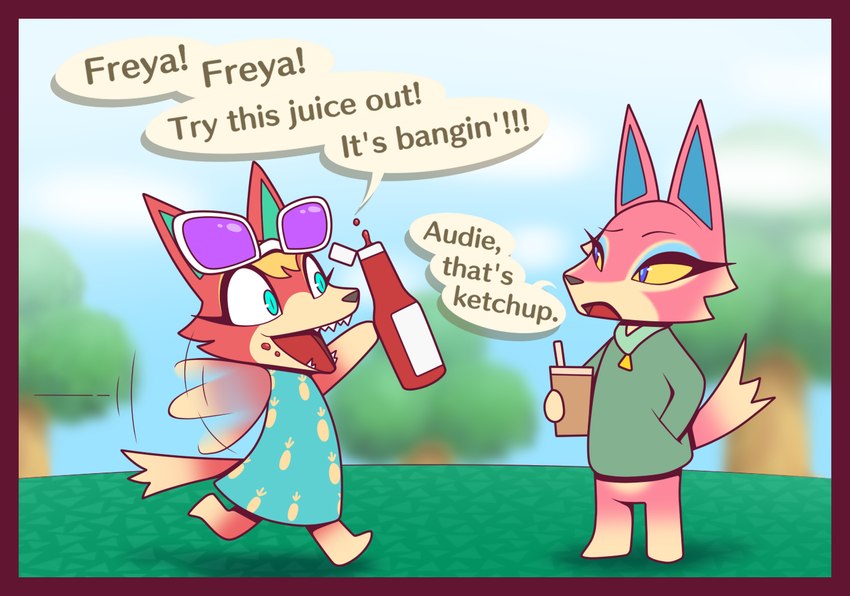 audie and freya (animal crossing and etc) created by r-mk