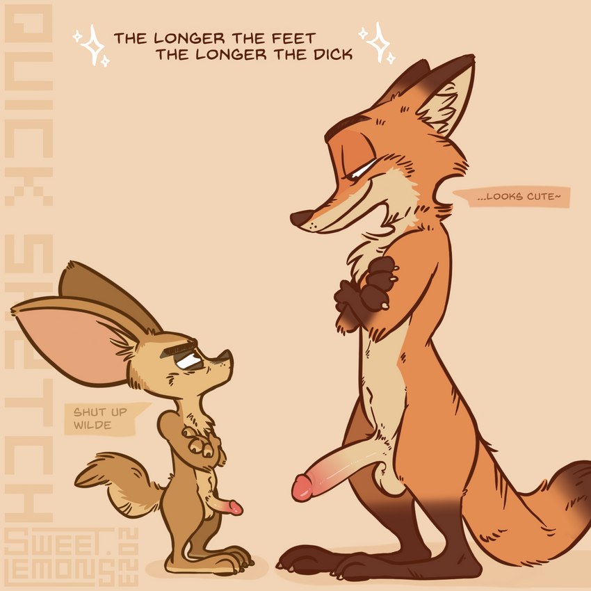 finnick and nick wilde (zootopia and etc) created by sweet.lemons