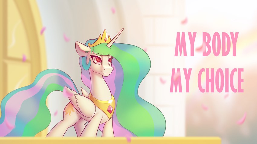 princess celestia (friendship is magic and etc) created by cocaine (artist)