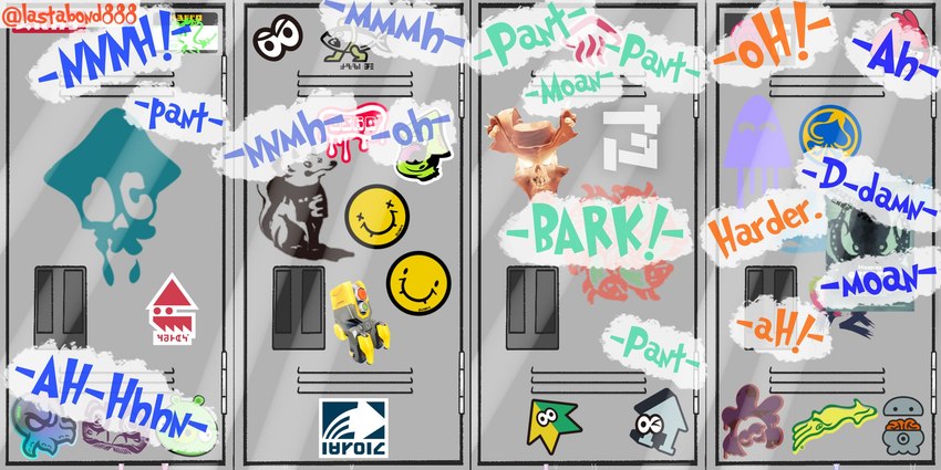 animal_noises barking breathing_noises command different_sound_effects harder locker locker_room moan offscreen_character offscreen_sex onomatopoeia profanity public sound_effects stuttering text vowelless vowelless_vocalization zero_pictured lastabond888 nintendo splatoon inkling_boy inkling_girl octoling_boy octoling_girl animal_humanoid cephalopod cephalopod_humanoid humanoid inkling marine marine_humanoid mollusk mollusk_humanoid octarian octoling 2:1 hi_res incest_(lore)