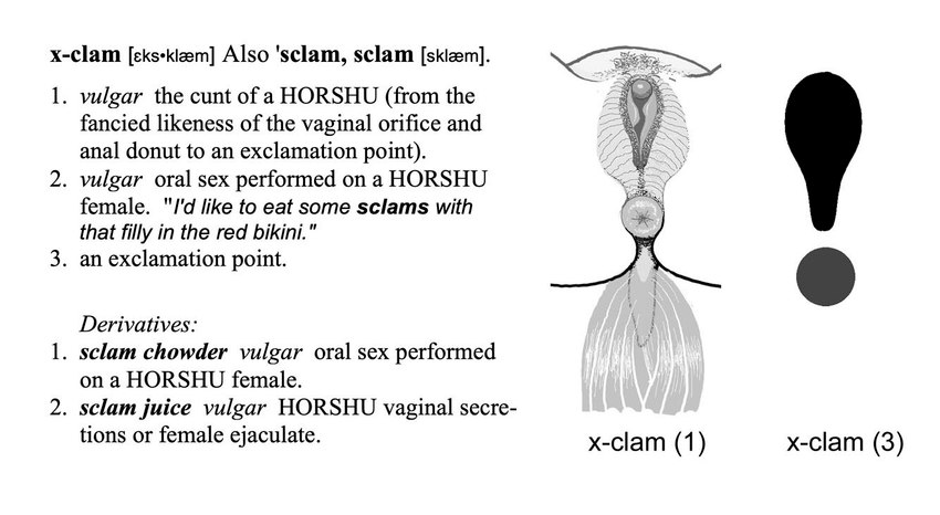 animal_genitalia animal_pussy anthro anus black_pubes body_hair clitoris definition dictionary dictionary_entry equine_genitalia equine_pussy female genitals low-angle_view oral profanity pubes puffy_anus pussy recombinant solo text worm's-eye_view drafthorse equid equine horse horshu hybrid mammal english_text monochrome