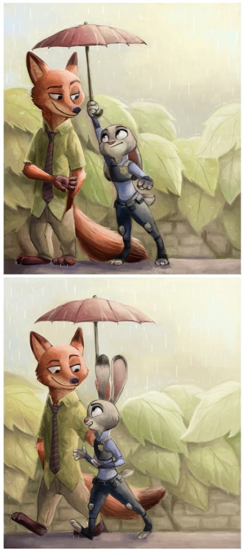 judy hopps and nick wilde (zootopia and etc) created by thatdamnrookie