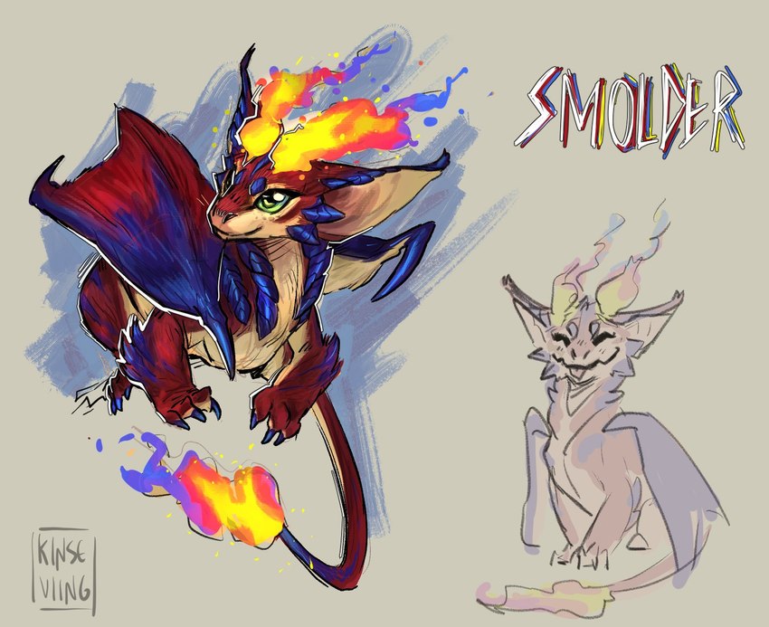 smolder (league of legends and etc) created by kinseviing