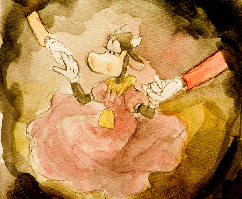 clarabelle cow, goofy, and horace horsecollar (disney) created by natsu-nori