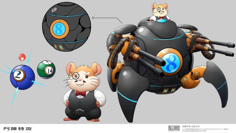 anthro ball billiard_ball buckteeth classy clothed clothing cue_ball eyewear fully_clothed looking_at_viewer machine monocle simple_background smile teeth h155296 blizzard_entertainment overwatch hammond_(overwatch) cricetid hamster mammal robot rodent 16:9 hi_res widescreen