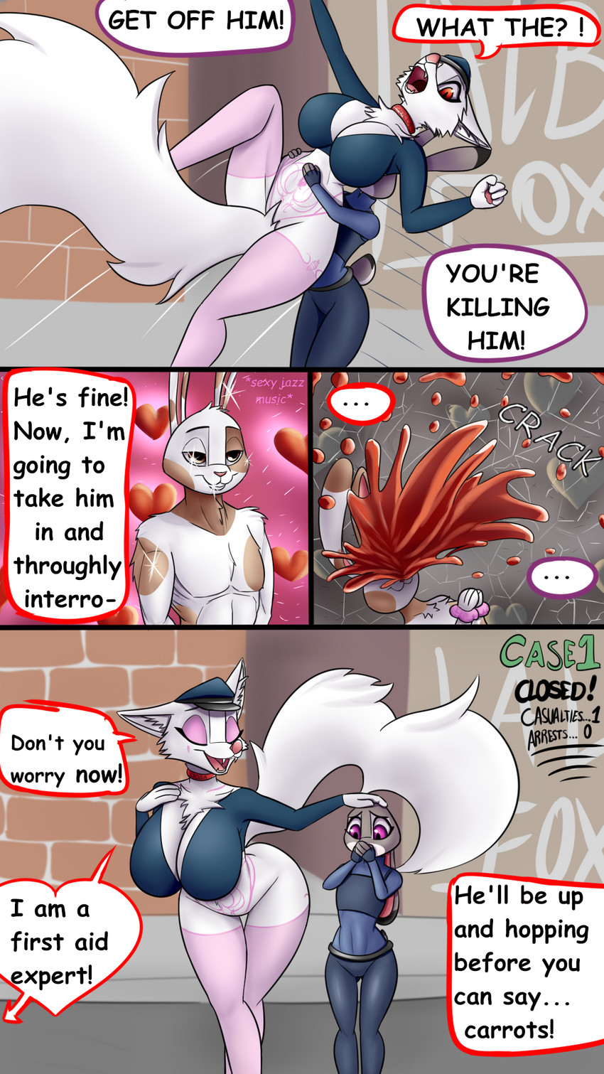 fan character, judy hopps, and marshmallow (george floyd protest and etc) created by albinefox